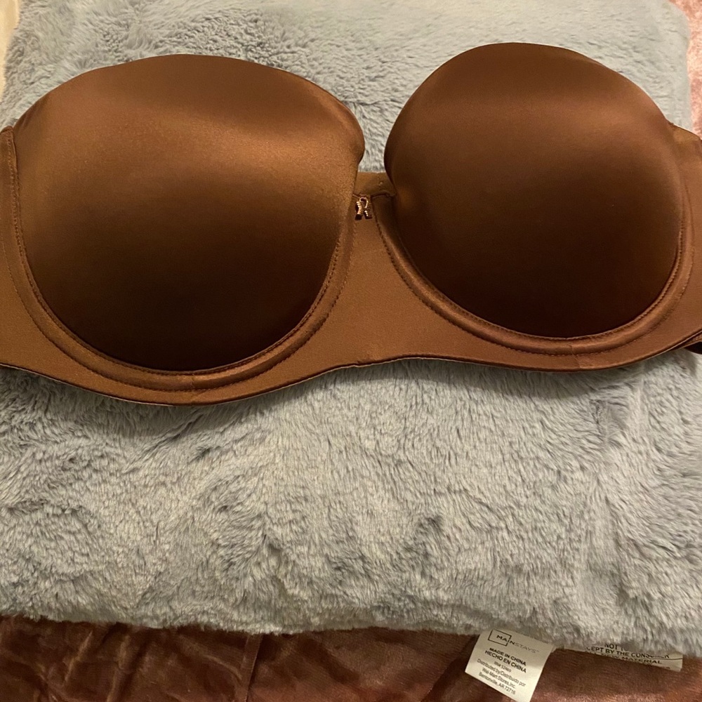 Chocolate Brown Savage X Fenty Strapless Bra! 38C